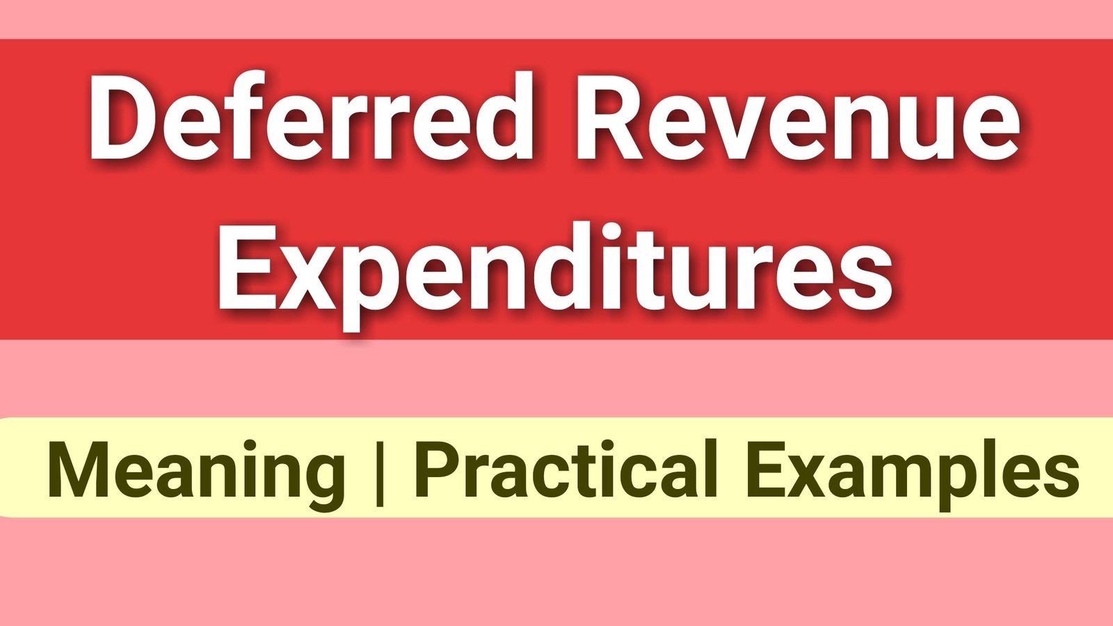 Is Deferred Revenue Expenditure An Asset