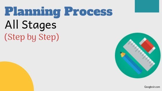 steps in organizational planning process