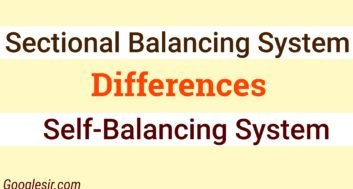 differences between sectional and self-balancing system