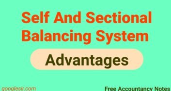 Advantages of sectional and self-balancing system