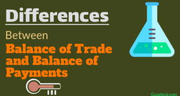 Difference between Balance of Trade and Balance of Payments