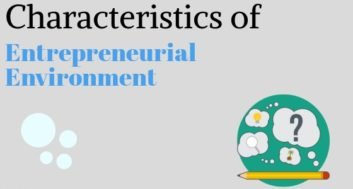 Characteristics of Entrepreneurial Environment