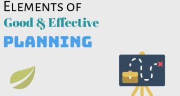 Elements of Good and Effective Planning