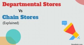 difference between departmental store and chain store