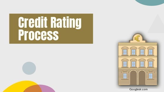 Process of the credit rating of financial instruments