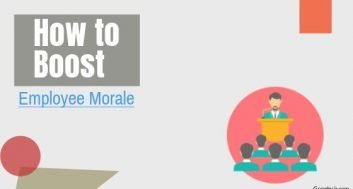 how to boost or build up employee morale