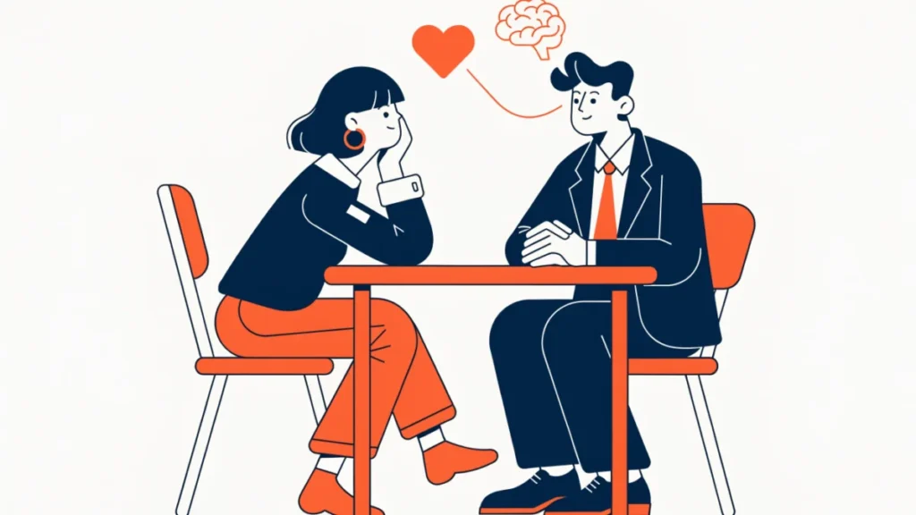 Leader listening empathetically to a team member